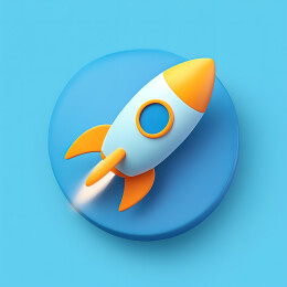 蓝色背景下的飞机模型