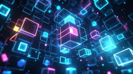 科技全息投影背景