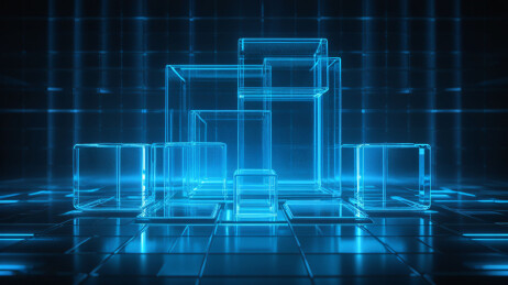 科技全息投影背景