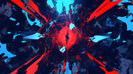 抽象红蓝线条背景