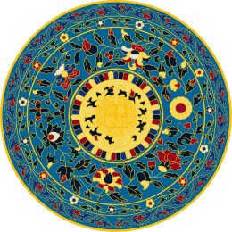 明代掐丝珐琅上的缠枝莲纹