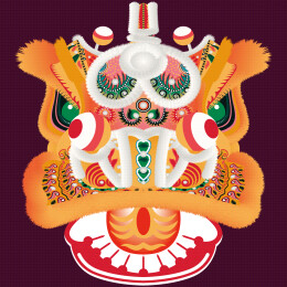 近现代广东佛山刘备狮头