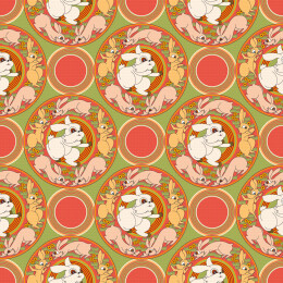 十二生肖图案卯兔