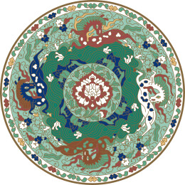 明清瓷器上的马纹