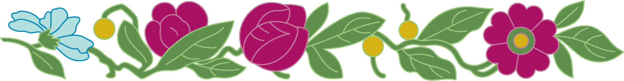 缠枝花卉纹纹样