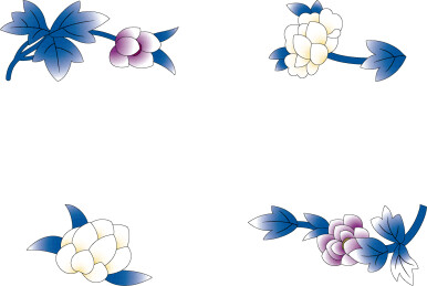 牡丹花纹纹样