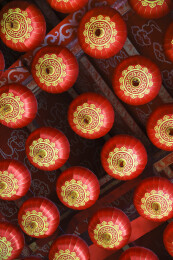 喜庆红灯笼装饰