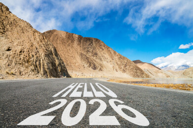 2026新年跨年开始中国新疆公路背景