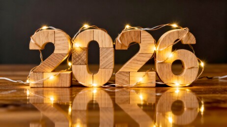 2026数字温馨感新年装饰场景