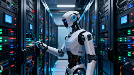 机器人于服务器间操作