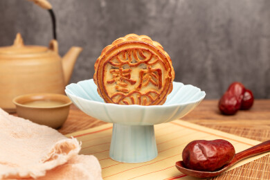 枣肉月饼与红枣